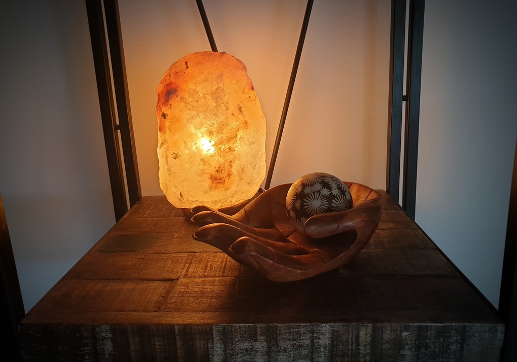 Holzschale Hand