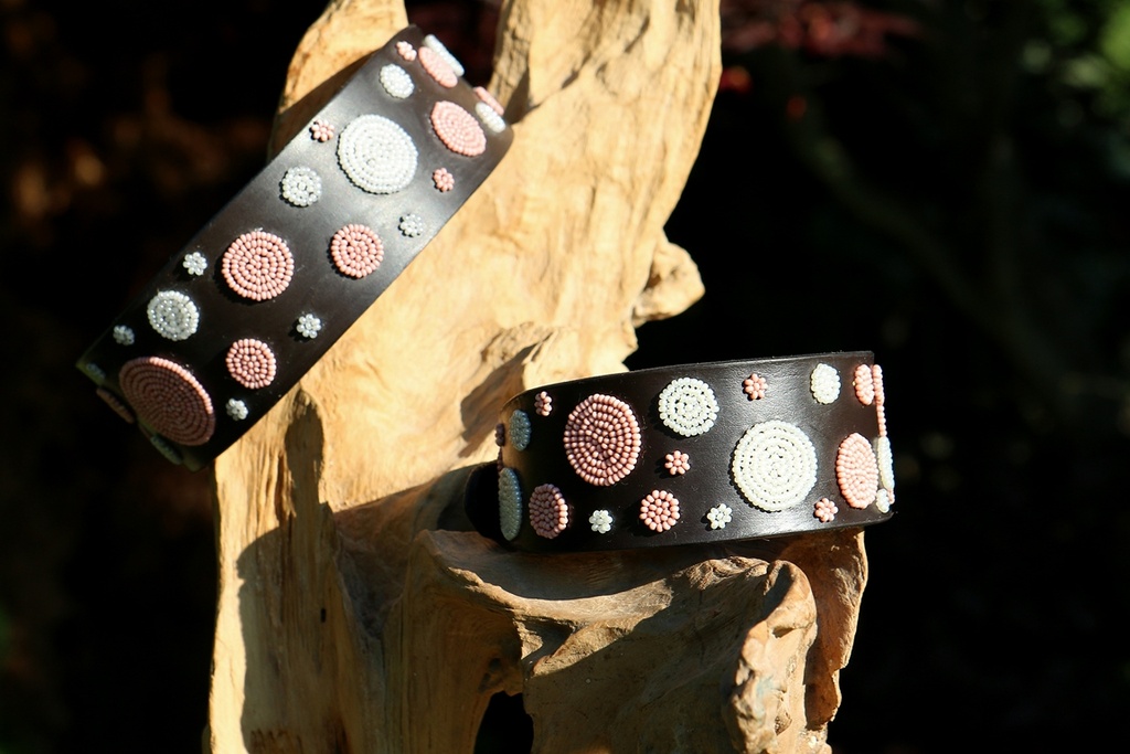 TKC Pink Dots Lurcher