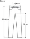 Palazzohose 3/4 lang BW