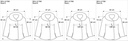 Patchwork Jacke mit Kapuze