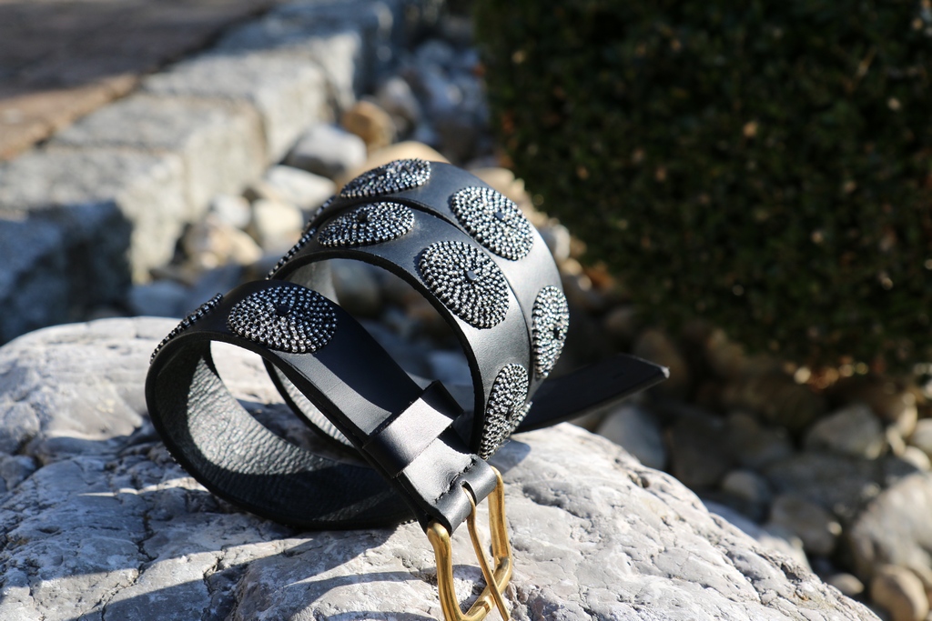 TKC Gürtel Silver-Black Disc