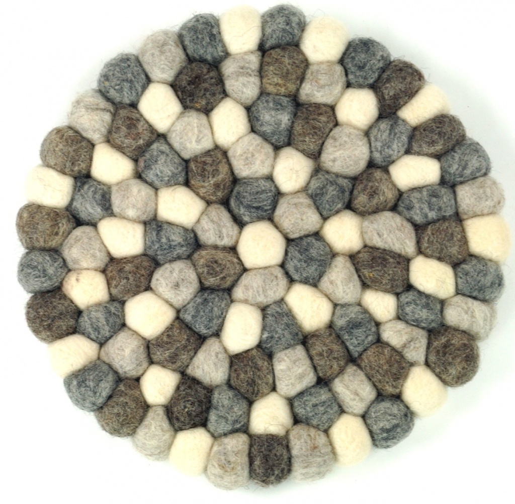 Wollfilzkugel Unterlage 20 cm