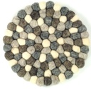 Wollfilzkugel Unterlage 20 cm