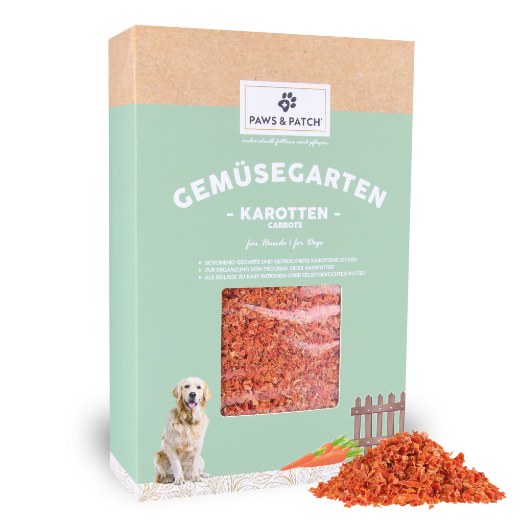 Karottenflocken getrocknet