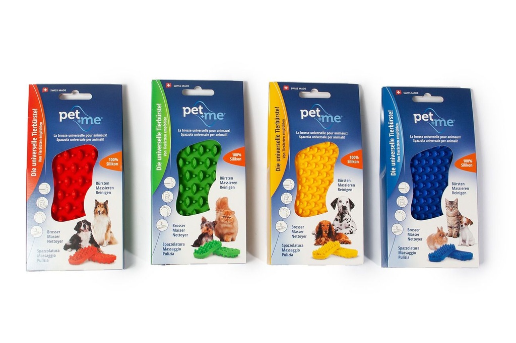 pet+me® Silikonbürste