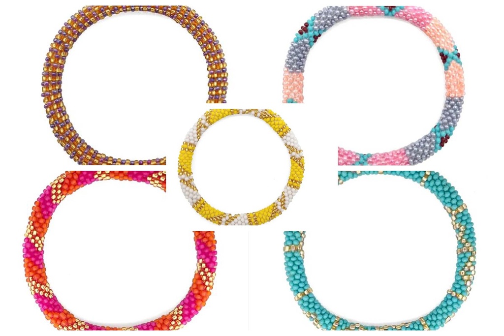 Rocailles Perlenarmband rund