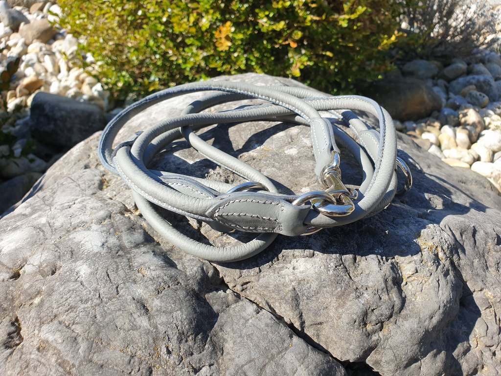 Rundlederleine verstellbar