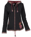 Kapuzenjacke Baumwolle bestickt
