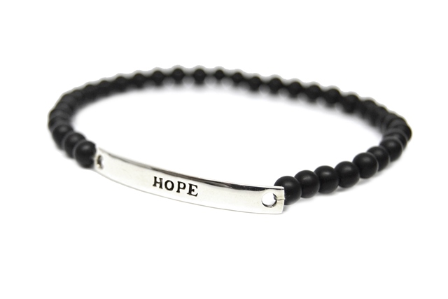 Armband-Triologie Black Pearl Onyx