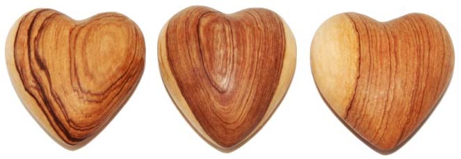 Herz Olivenholz 4 cm