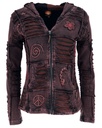 Patchwork Jacke mit Kapuze