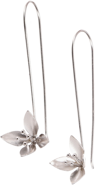 Ohrringe Blüte 925er Silber