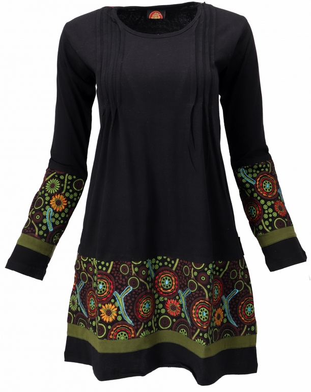 Minikleid Tunika Baumwolle