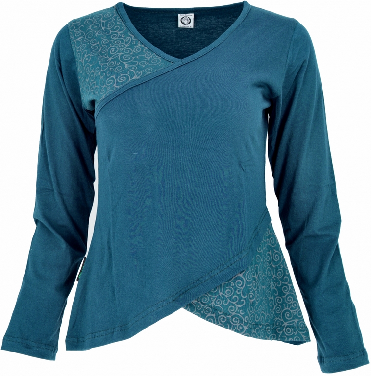 Langarm Boho-Shirt