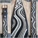 TKC Gürtel Shades of Grey Waves 34 "