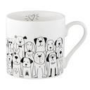 Keramik Tasse Hundebande