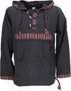 Mann in olivgrünem Kapuzenhoodie