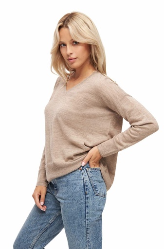 Pullover AMBRA aus Baumwoll-Baby Alpaka-Mix