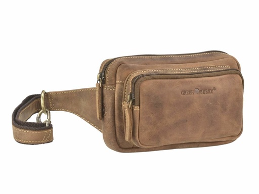 [BfL1743B-25] Vintage Bauchtasche III Leder