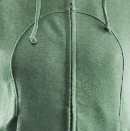 Longjacke French-Terry Bio-Baumwolle