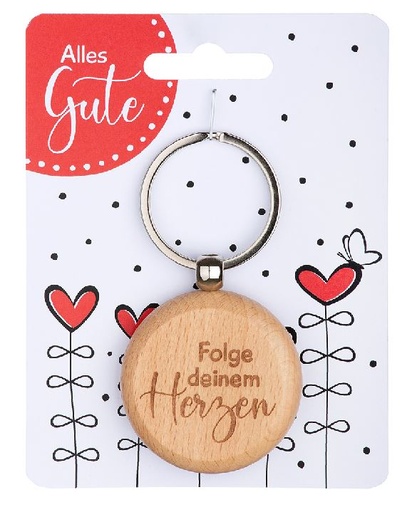 [P0030085] Schlüsselanhänger "Folge Deinem Herzen"