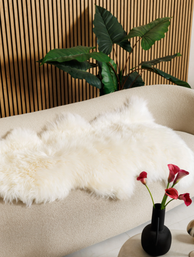 [NthShp-stchXXL] Schaffell genäht weiß XXL