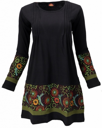 Minikleid Tunika Baumwolle