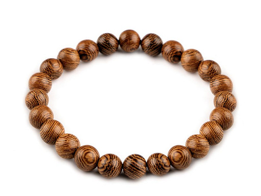 [P0031413] Armband  8mm Holzkugeln